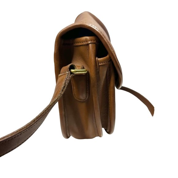 Coach Vintage Prairie Bag 9954 Crossbody Shoulder Bag in British Tan Leather - Picture 3 of 16